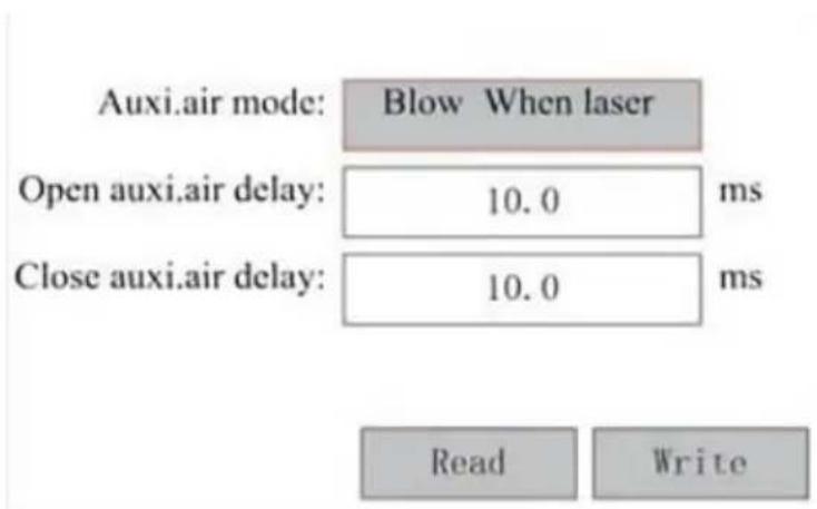 Vevor KH5030 - - SET BLOWING PARAMETERS. - 1