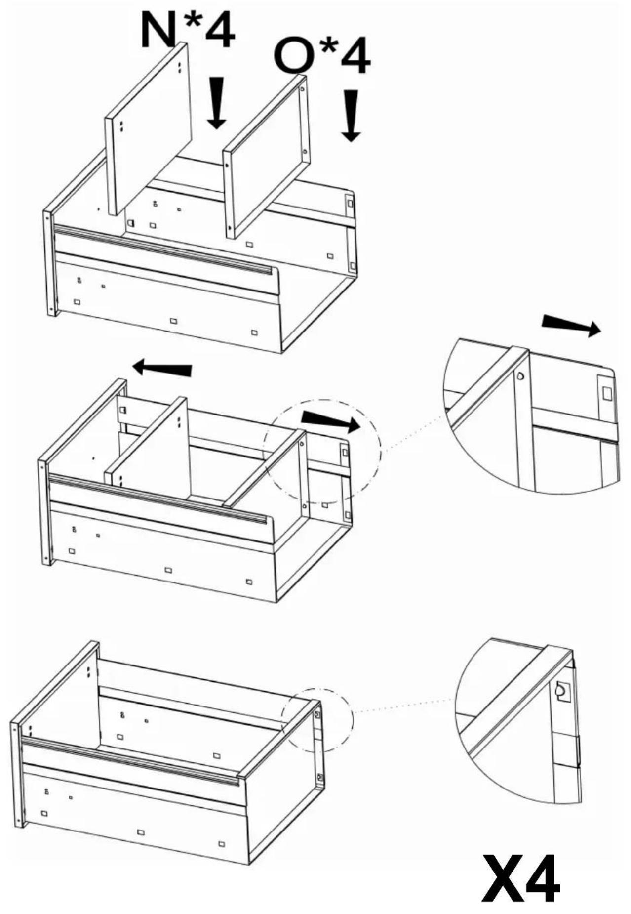 Vevor LK53112907 - ASSEMBLY STEP(DRAWER) - 3