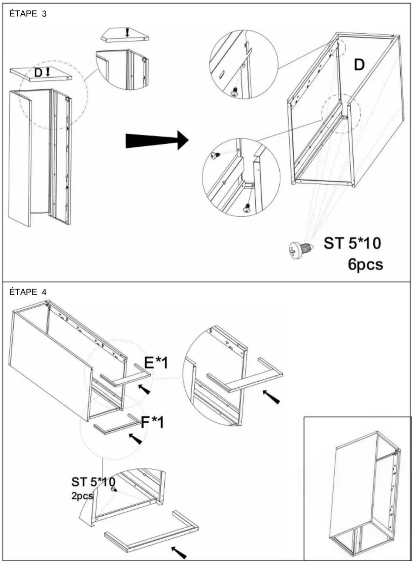Vevor LK53112907 - ÉTAPE D'ASSEMBLAGE (ENTIER) - 3