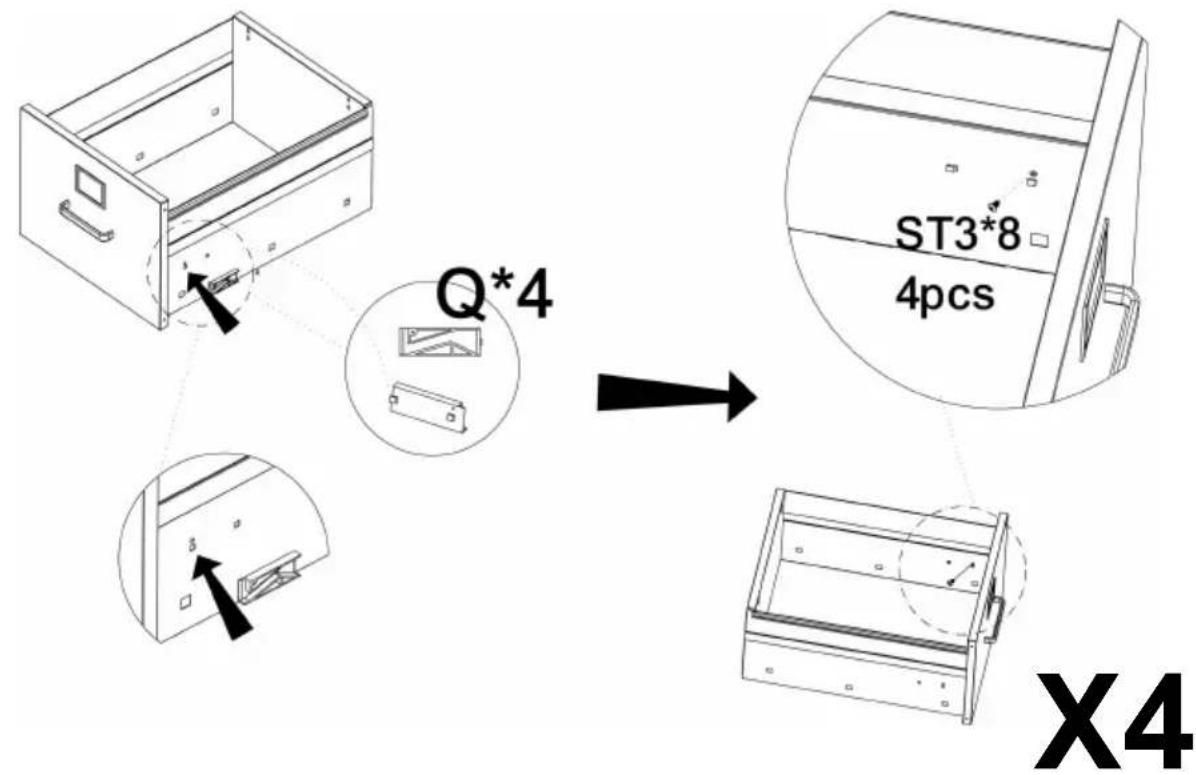 Vevor LK53112907 - ASSEMBLY STEP(DRAWER) - 5