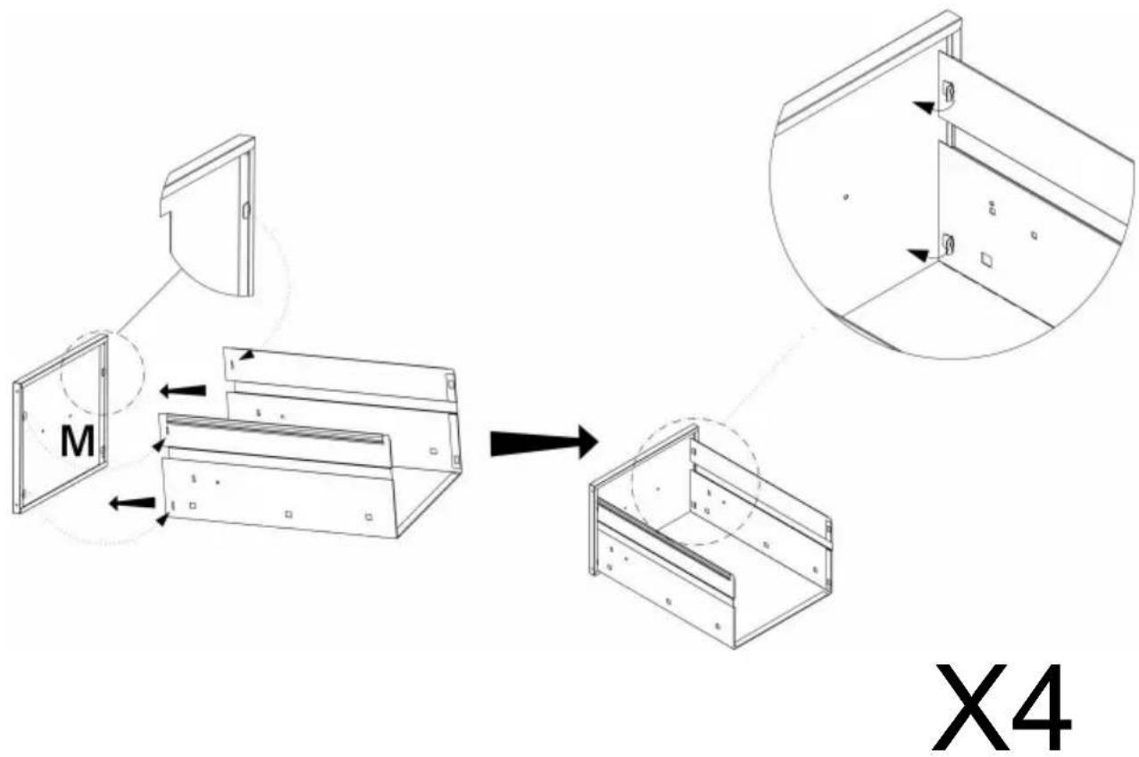 Vevor LK53112907 - ÉTAPE D'ASSEMBLAGE (TIROIR) - 2