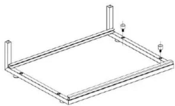 Vevor LX-P9357A - Install the limit screws - 1
