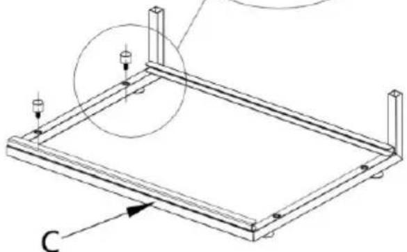 Vevor LX-P9357A - Install the limit screws - 3