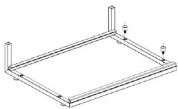 Vevor LX-P9357A - ORGANISATEURS COULISSANTS TYPE PLACE (PANIER À DOUBLE COUCHE) - 1