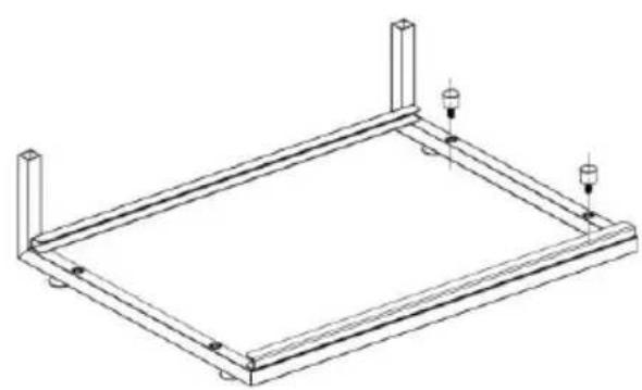 Vevor LX-P9357A - Install the limit screws - 1