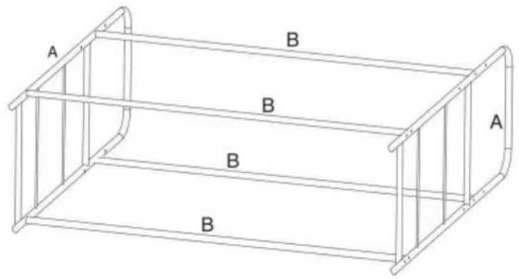 Vevor LX060 - ASSEMBLAGE DE SUPPORT DE PNEUS - 1