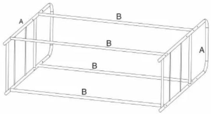 Vevor LX060 - TIRE RACK ASSEMBLE - 1