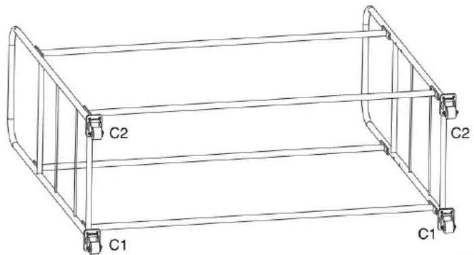 Vevor LX061 - Tire Rack ASSEMBLE - 2