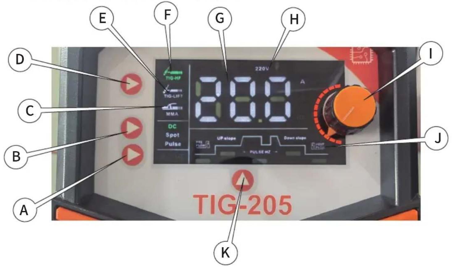 Vevor MMA-205 - CONTENTS - 2
