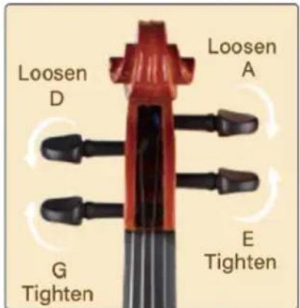 Vevor MV012L - Tighten the strings. - 3