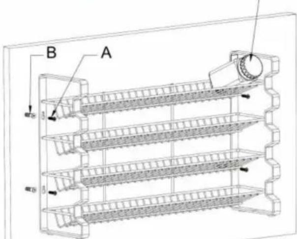 Vevor LX-P9371 - Usage Scenario 2 : Hanging on the wall - 1