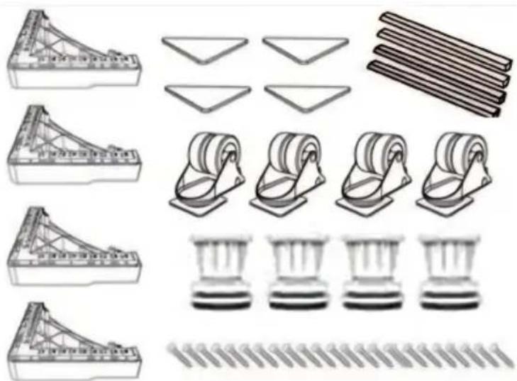 Vevor MDH08 - Part list: - 1