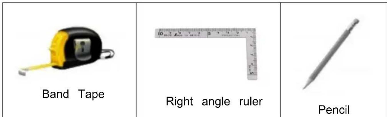 Vevor LYPE60606 - Install the required tools - 1