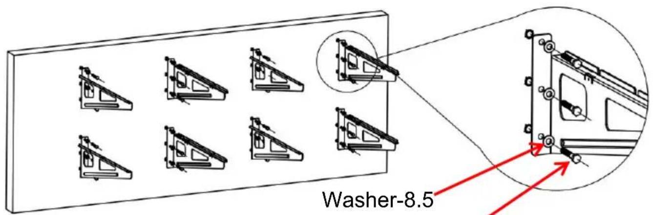 Vevor LL2472 - STEP 1-A : Installation on Solid Concrete Walls - 3