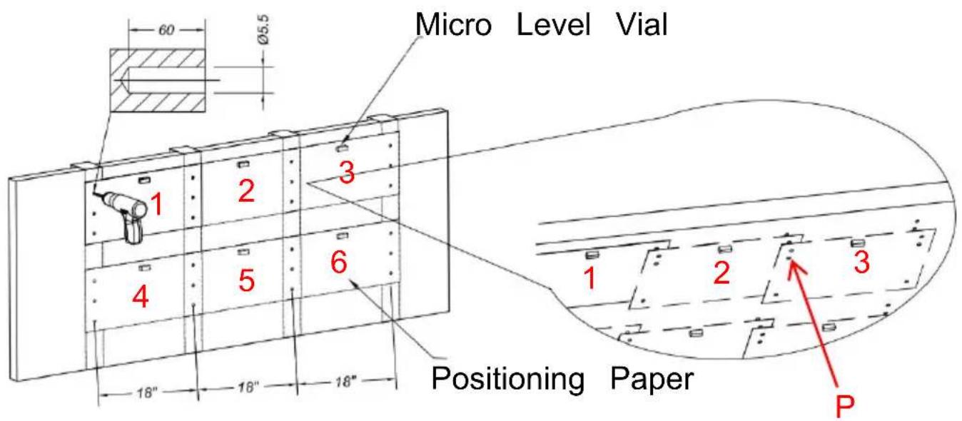 Vevor LL2472 - STEP 1-A : Installation on Solid Concrete Walls - 4