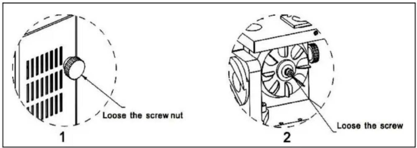 Vevor MR-13A - REPLACING THE WHEEL - 1
