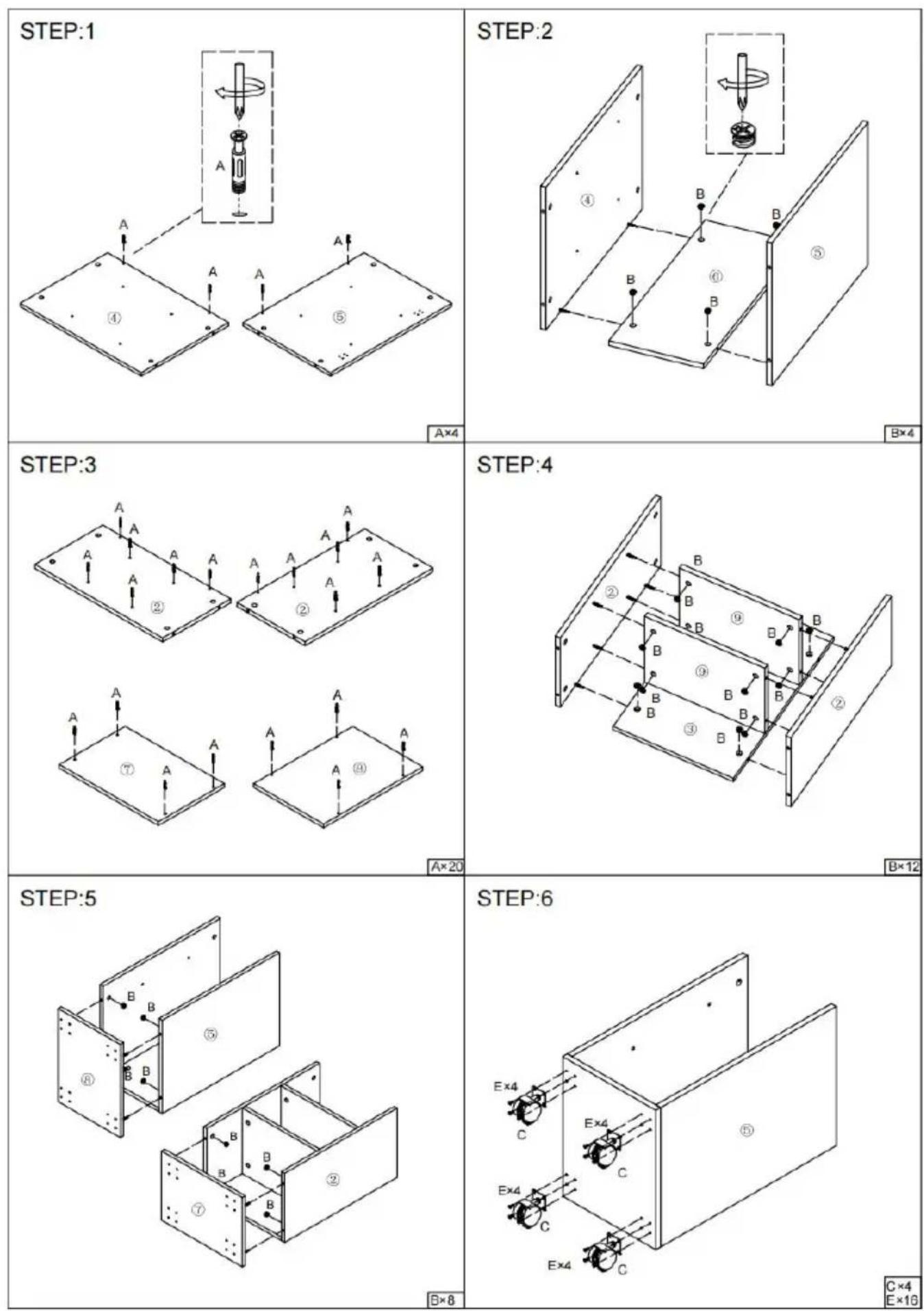 Vevor MT-245 - ASSEMBLY STEPS - 1