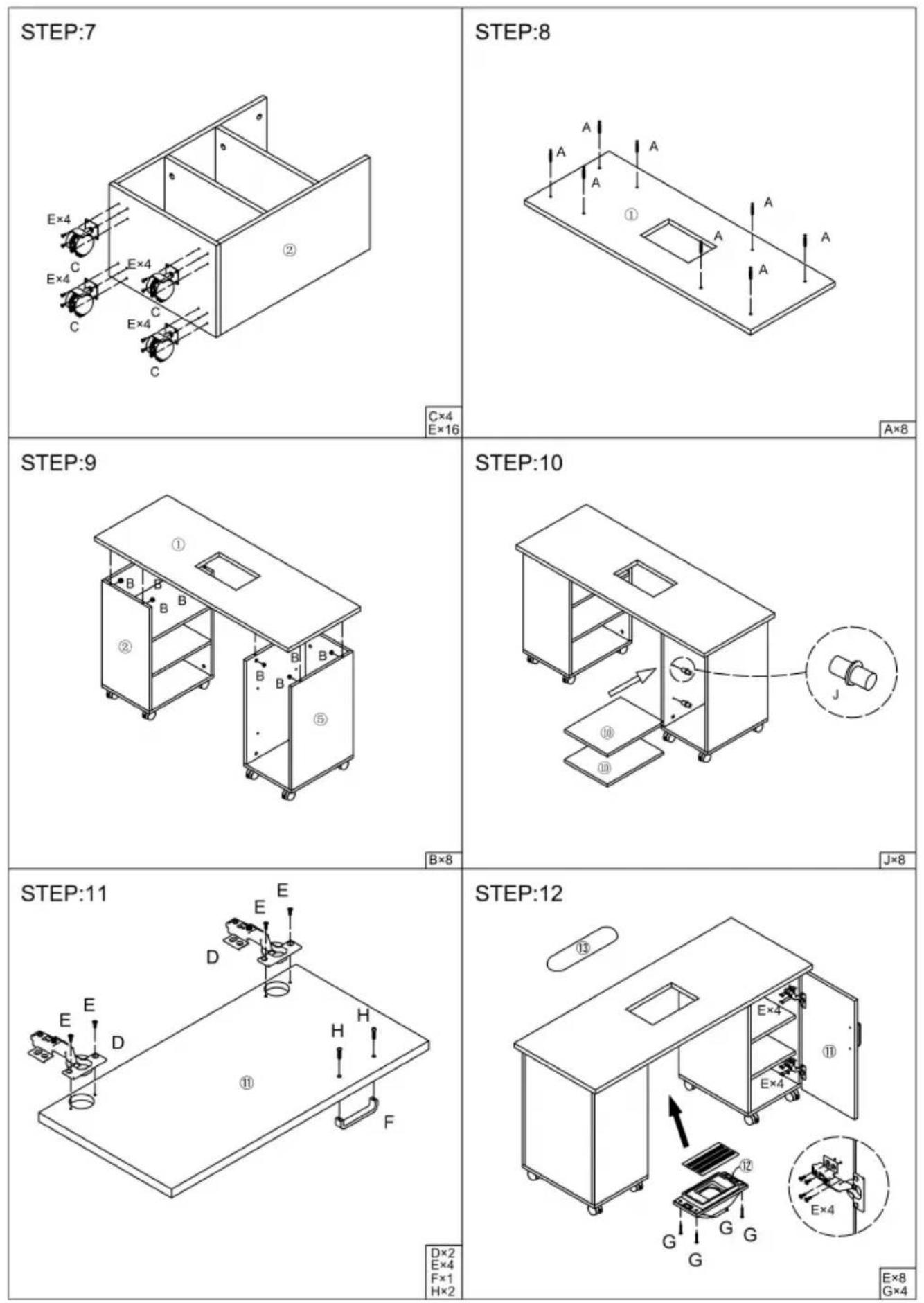 Vevor MT-245 - ASSEMBLY STEPS - 2