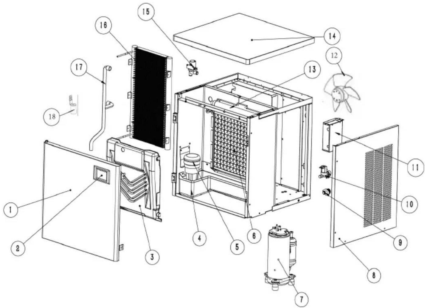 Vevor LB550TA - BASIC STRUCTURE - 1