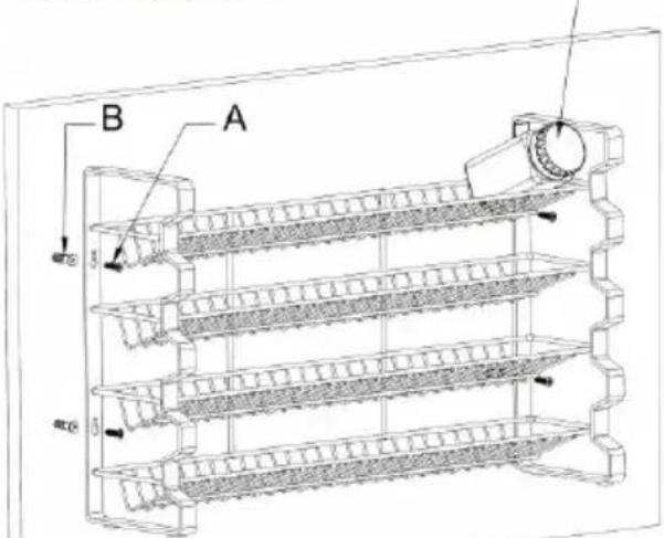 Vevor LX-P9370 - Usage Scenario 2 : Hanging on the wall - 1