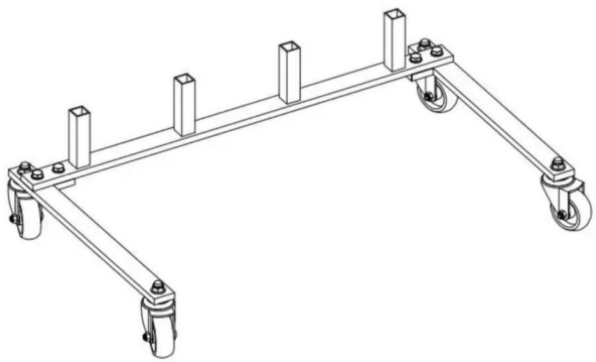 Vevor MR8019 - WHEEL DOLLIES STAND - 1