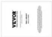 Vevor LZ-1000KG - Parts List - 2