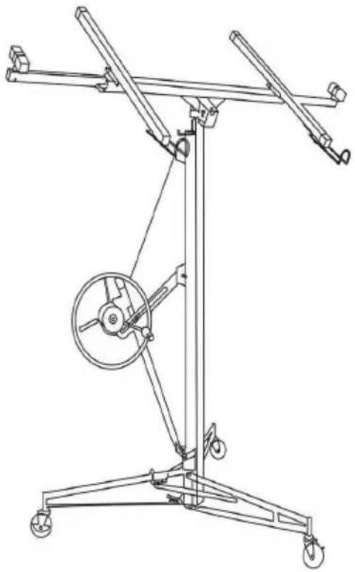 Vevor LG-021 - DRYWALL AND PANEL HOIST - 1