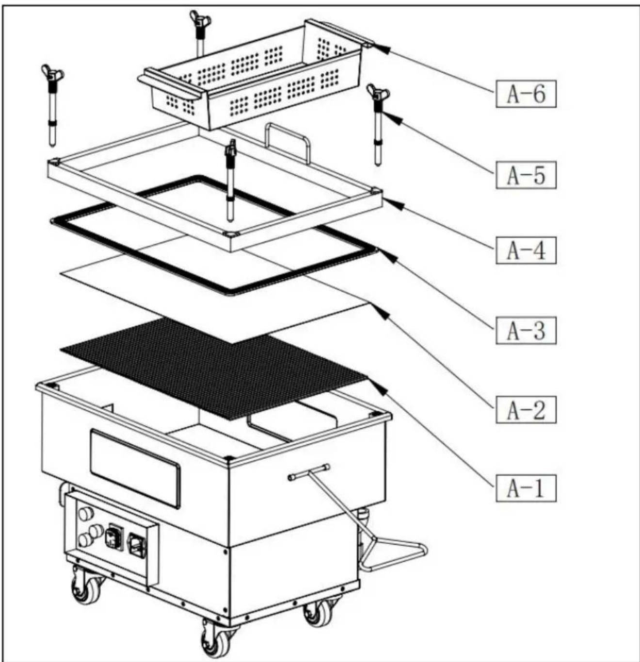 Vevor LZ-18L-38L - Adapt to Oil Fryer Filter For Model LYC-18L、LYC-18L-EU: - 1