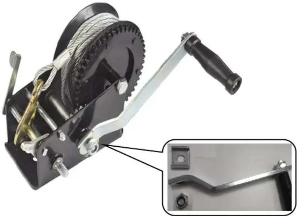 Vevor KC800 - Dimensión de la base del cabrestante: - 2