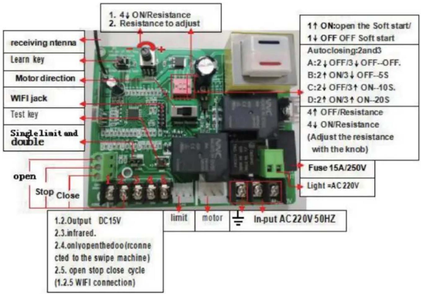 Vevor MD550 - ELECTRICAL CONNECTION - 1