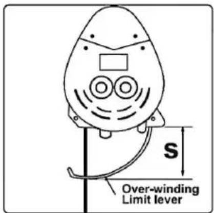 Vevor LES-500 - OVER-WINDING LIFT PREVENTION DEVICE: - 1