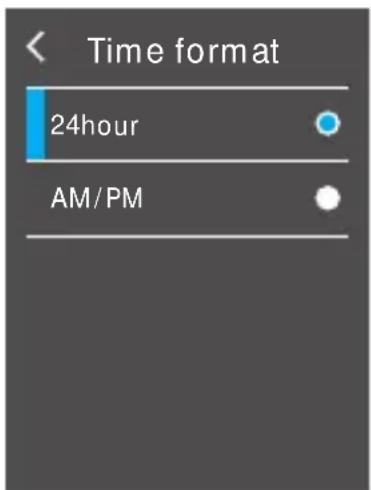 Vevor HT-A2+ - Time format setting - 1