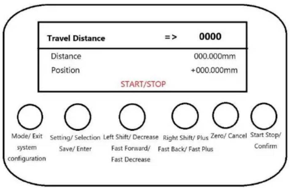Vevor MX-S450 - "[System Configuration]": Long press action - 1