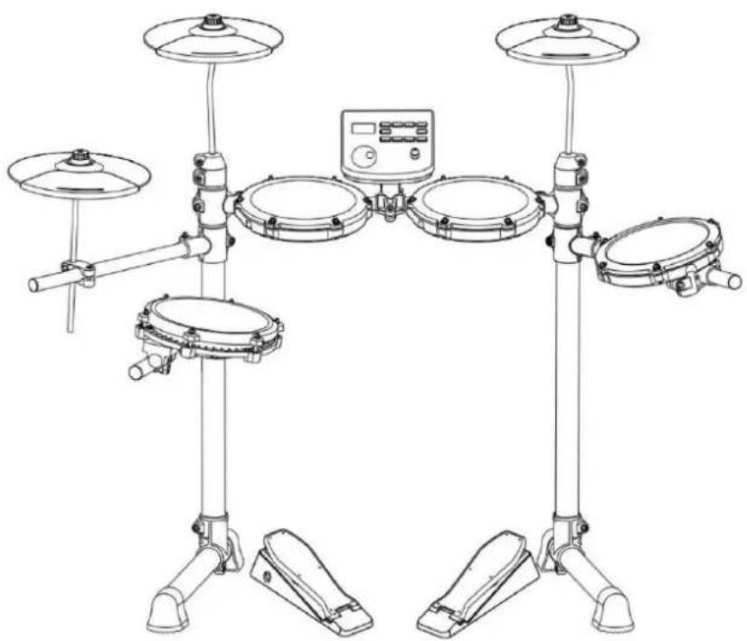 Vevor MD200C - ELEKTRONISKT TRUMSET - 1