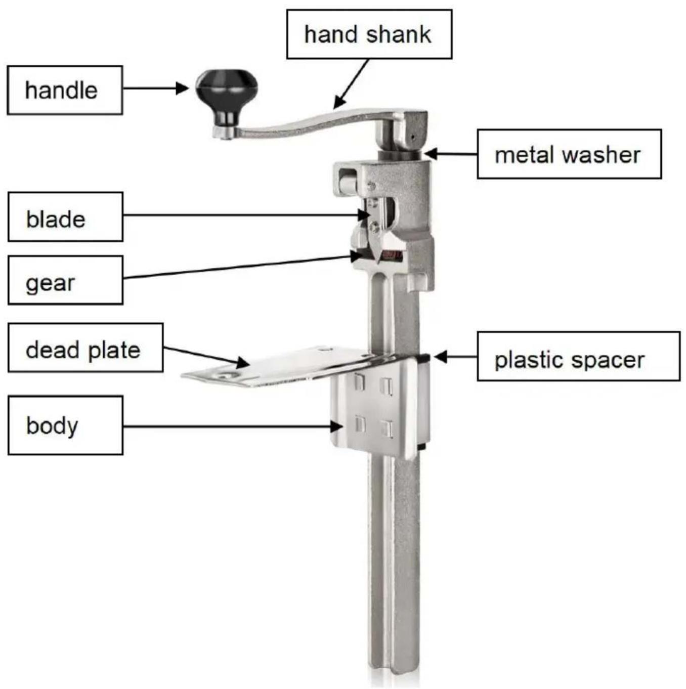 Vevor MM-BXG-40 - PRODUCT DIAGRAM - 1
