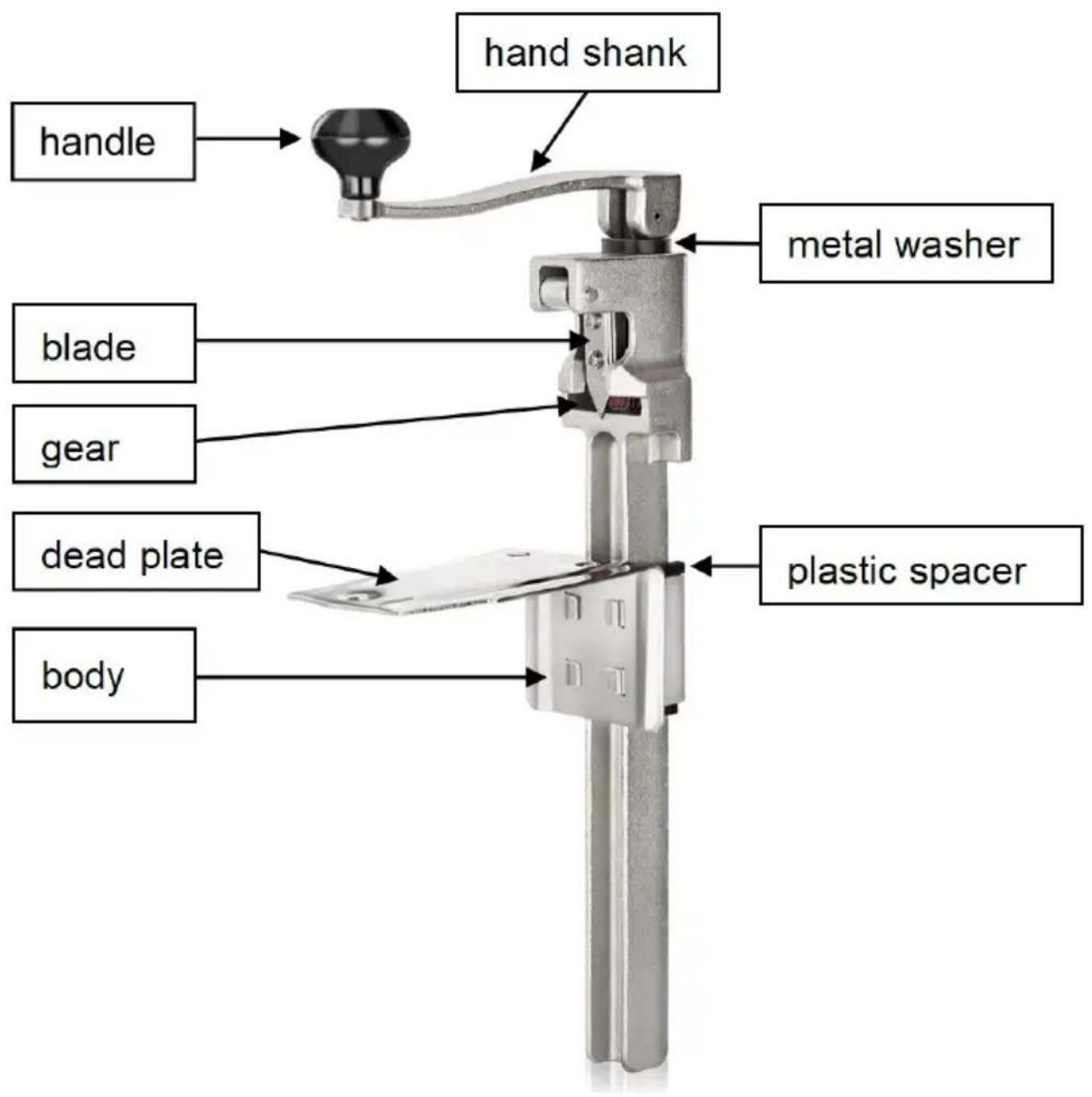 Vevor MM-BXG-40 - PRODUCT DIAGRAM - 1