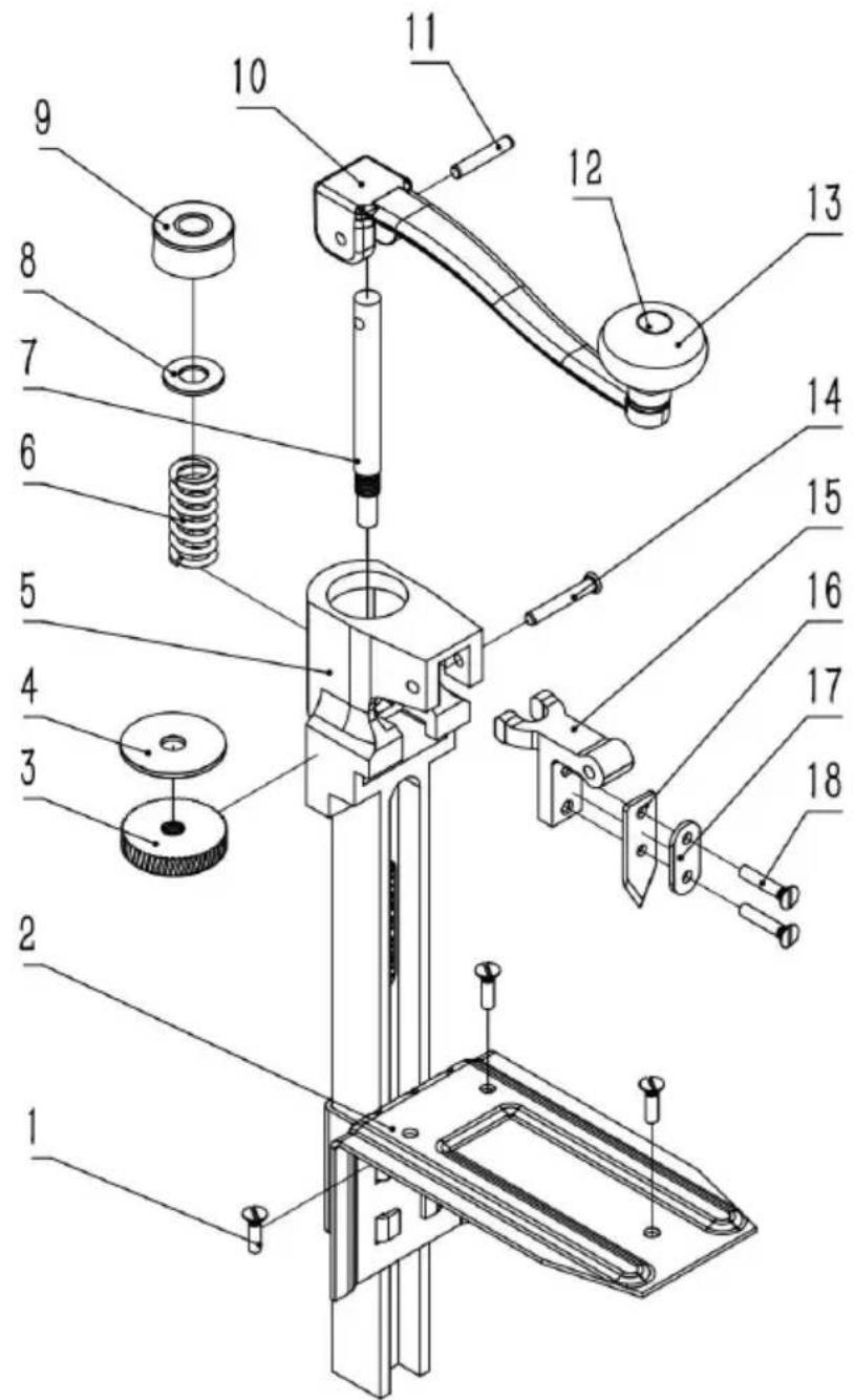 Vevor MM-BXG-40 - PRODUCT DIAGRAM - 2