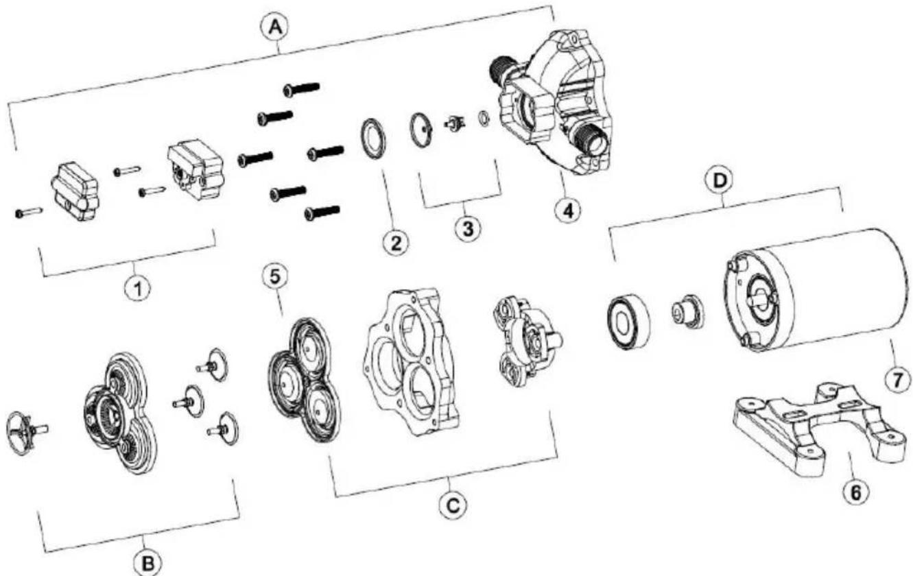 Vevor NMDP33-G30-50-12 - EXPLODED VIEWS - 1