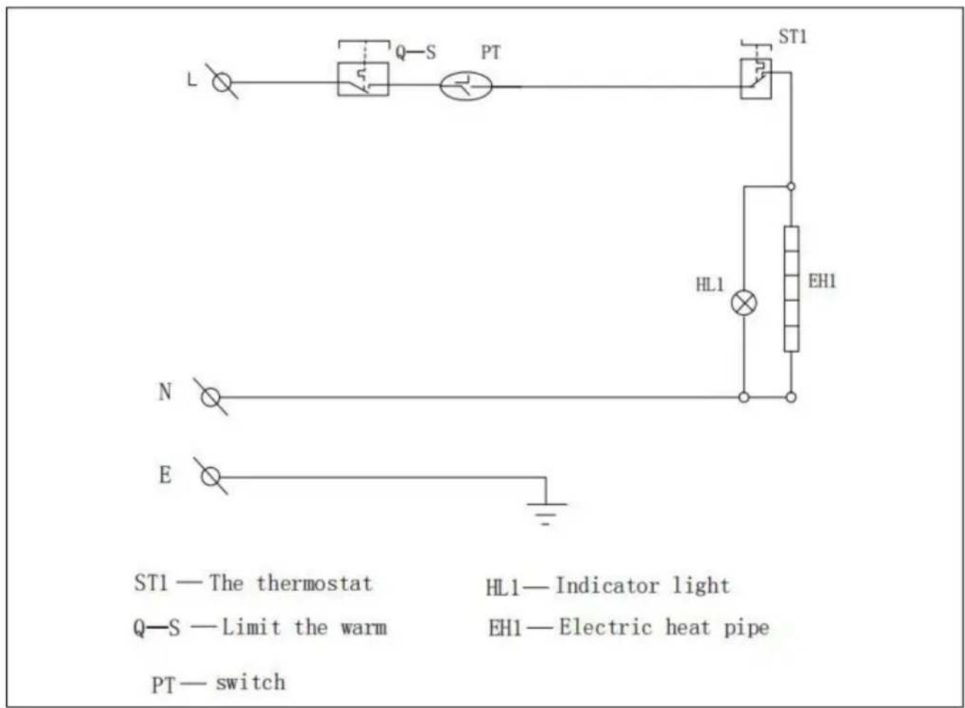 Vevor NB-RGG-001 - SCHEMAT ELEKTRYCZNY: - 1