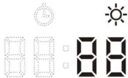 Vevor M7B - Sensibilidad a la luz y ajuste de la hora - 2