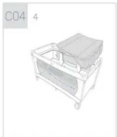 Vevor P9070 - ZUM ZUSAMMENBAU DES WICKELTISCHES - 4