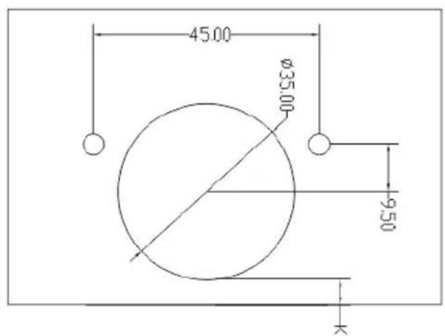Vevor PHS24501-40 - Φ35 FIXED ON ONE WAY SHORT ARMS HYDRAULIC BUFFERING HINGES - 3