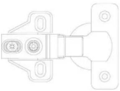 Vevor PHS23601-60 - Φ35 FIXE SUR UN SENS BRAS COURTS TAMPON HYDRAULIQUE - 2