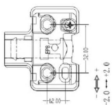 Vevor PHS25001-60 - Φ35 CLIP ON ONE WAY (3D) SIX-WAY ADJUSATABLE HYDRAULIC BUFFERING HINGE - 6