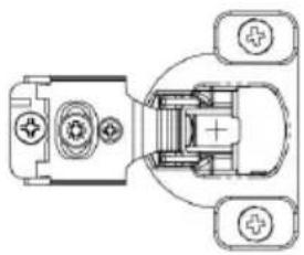 Vevor PHS25001-60 - Φ35(2D)FOUR-WAY ADJUSATABLE SOFT CLOSE FACE FRAME HINGES - 3