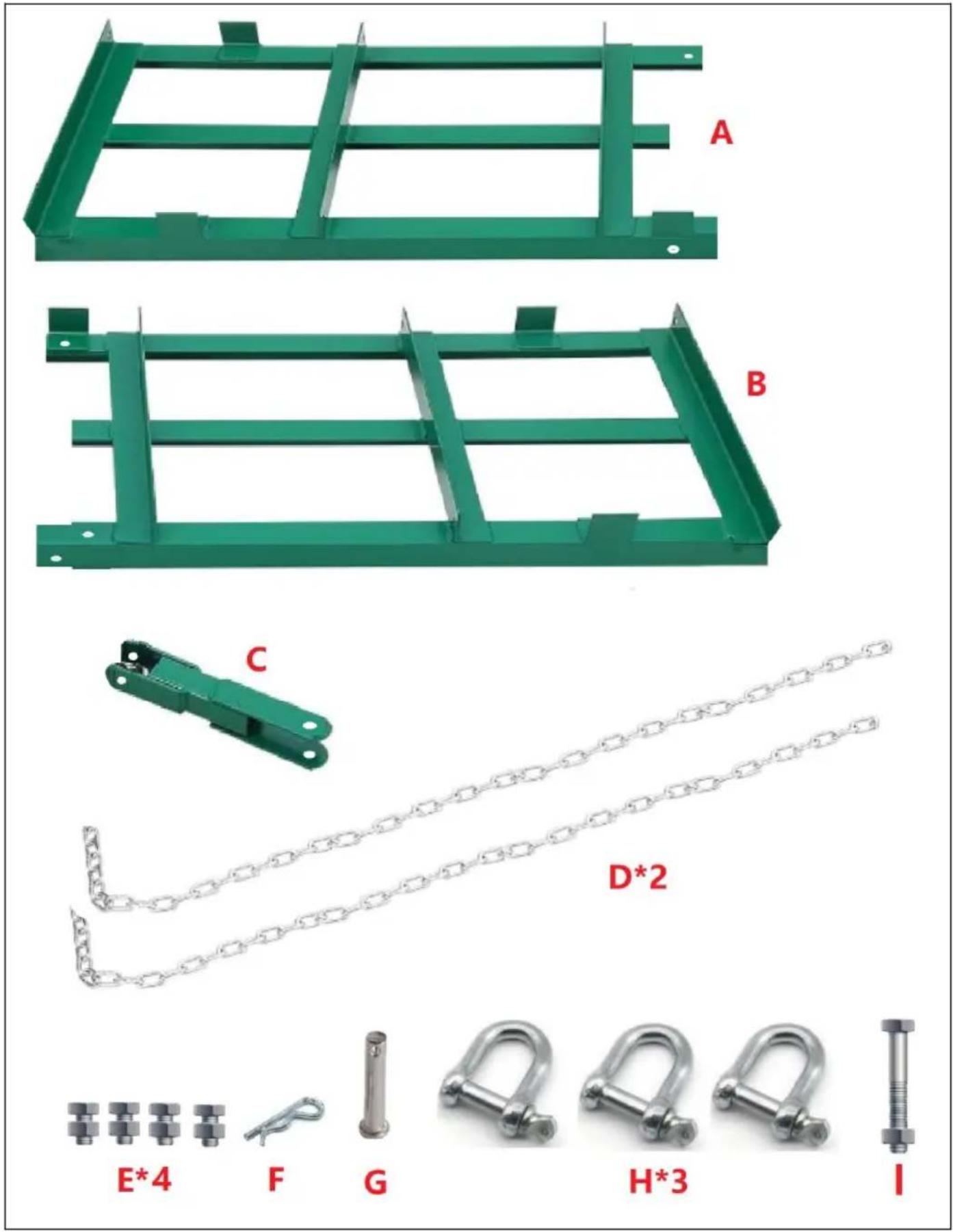Vevor QYP48*20IN - PARTS LIST - 1