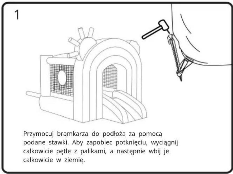 Vevor PL2462 - Stawianie bramkarza - 1