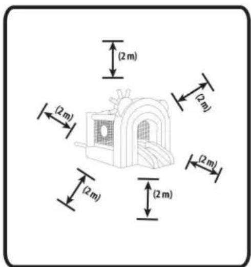 Vevor PL2462 - Minimum Clearance Zones - 1