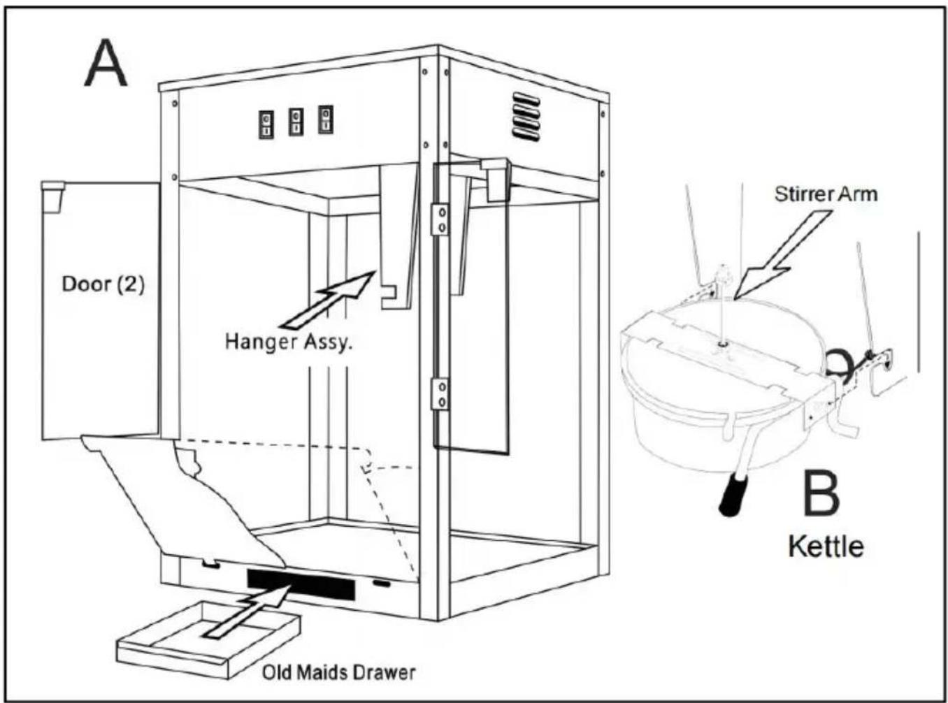 Vevor RC-8238 - PRODUCT COMPONENTS - 1