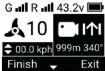 Vevor OMS150S - Turn on "Record Course Mode" and "Fixed Course Mode" at the sam - 2